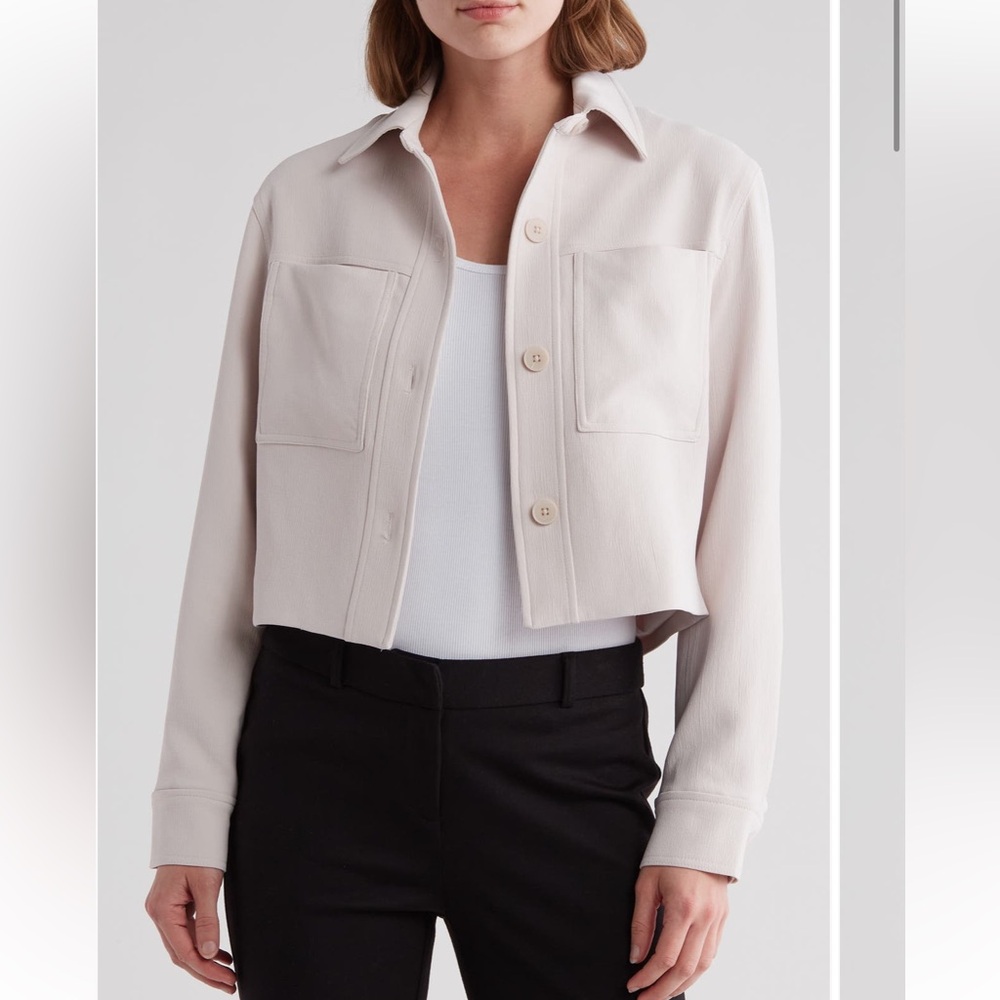NWT T Tahari Light Pink Crop Jacket